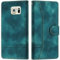 LiLuLa Kompatibel mit Samsung Galaxy S6 Edge Hülle, Handyhülle Samsung S6 Edge, Galaxy S6 Edge Hülle Klappbar Leder Flip Wallet Case Schutzhülle Klapphülle für Samsung S6 Edge Hülle Holster (Grün)