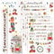 Kerzentattoos Weihnachten 6 Stück, RUNEAY Kerzensticker Weihnachten Wasserschiebefolie Kerzen Tattoo Weihnachten Kerzenfolie Transferpapier Weihnachtskerzen Transferfolie Kerzenaufkleber Sticker