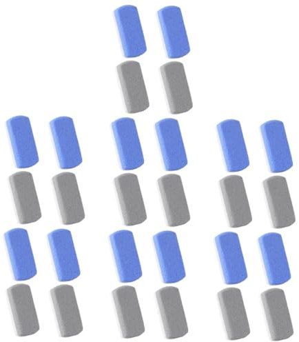 FRCOLOR 28 Stk Zweifarbiger Bimsstein Werkzeug Fußpflegebrett Trimmer Für Abgestorbene Fußhaut Tragbare Fußschleifer Kreative Fußfeilen Schaumglas Pediküre Schermaschinen
