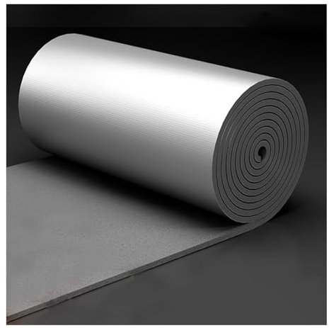 Feuille D'Aluminium Auto-AdhéSive,Rouleau Isolant Thermique,Feuille De RéSistance Thermique Isolation，Mousse Isolante Phonique,Feuille Isolante Pour Mur,Garage,Serre ( Color : 20MM(THK) , Size : 5m² )