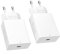 Prise USB C Chargeur USB C 25W pour iPhone 16 15 14 13 12 11 Pro Max SE XS XR 8 7 6S Plus Mini SE, Pad, Galaxy, Adaptateur Secteur Type C Chargeur Rapide