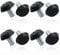 Zorveiio 8 Pcs Furniture Levelers M8 x 15mm Table Leg Levelers, Levelling Foot Screw on Furniture Adjuster Mini Adjustable Feet for Furniture Legs Patio Furniture Feet - Black