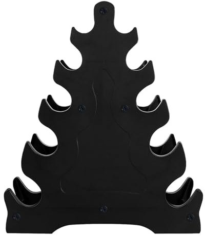 Support Halteres, Rack de Rangement pour Halteres, Arbre Haltère Petit, Range-Haltères Compact, Supports Poids Détachables Multifonctionnels Haltères pour la Salle de Sport à Domicile (L 5 couches)