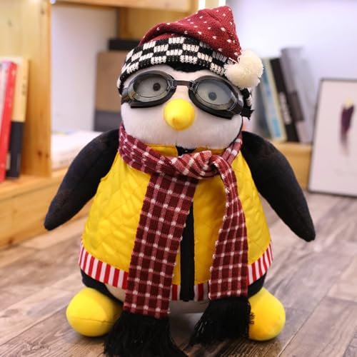Freunde Hugsy Seriöse Freunde Joey'S Pinguin aus Plüsch, Rachel, gefüllt, Puppe, Spielzeug für Kinder, Geburtstagsgeschenk, 27 cm