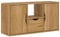 vidaXL Mueble para TV con cajón ODDA 79x24x40 cm Madera Pino Maciza, Soporte de TV, aparador de TV, Mueble de Alta fidelidad, Banco de TV