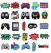ZUWIJEQ 25 Stück Schuhzubehör für Spielekonsolen, Schuh Charms Schuhanhänger für Clogs, Anime Niedliche Schuh Dekoration, DIY Schuh Charm Pins Zubehör Jungen für Sandalen Geburtstag Geschenke Party