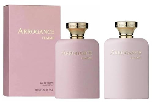Arrogance Femme Profumo Donna Eau De Toilette Spray 100 ML + Eau De Toilette in Omaggio