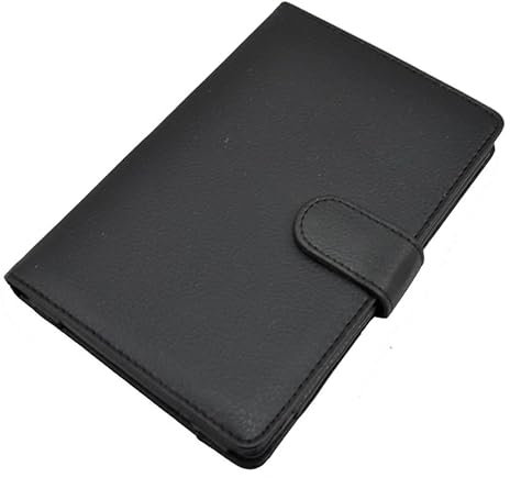 RUIPOCX Étui en Cuir PU Compatible avec Sony eBook PRS-T3/T2/T1/650/600/505 6 Pouces liseuse(Black)