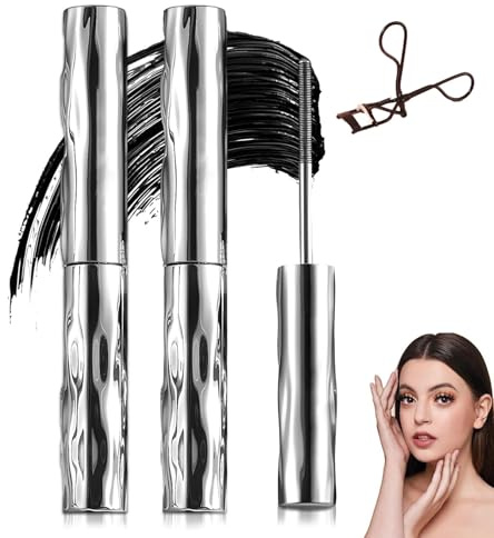 Coffret mascara Ultimate Length & Curl, mascara recourbant for des cils visiblement rehaussés, longue tenue, anti-bavures (recourbe-cils inclus)(2 pcs)