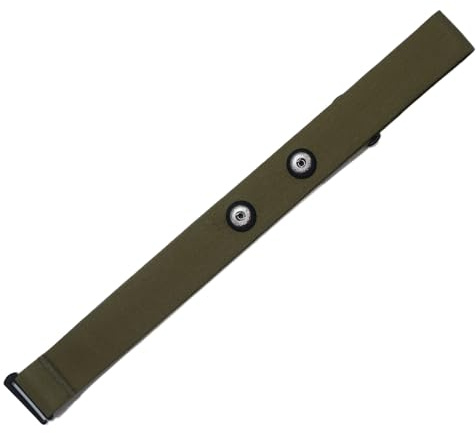 Einstellbare Soft HRM Kompatibel mit Polar Herzfrequenzsensor - Polar H10 H9 H7 Brustgurt Ersatz (Grün)
