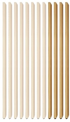 Stilvoller 6-teiliger brauner Raumteiler – 135 cm, boden-zu-decken-dekoratives Gitter für Zuhause, Teestube & Hotel, ohne Bohren, Lattentrennwand