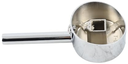 Bathroom Tap Handle Replacement Chrome Plated Zinc Alloy Lever Head 45mm | Ergonomic Grip, High Temperature Proof, Smooth Glossy Finish, Direct Fit for Bathroom Toilet Basin Faucet
