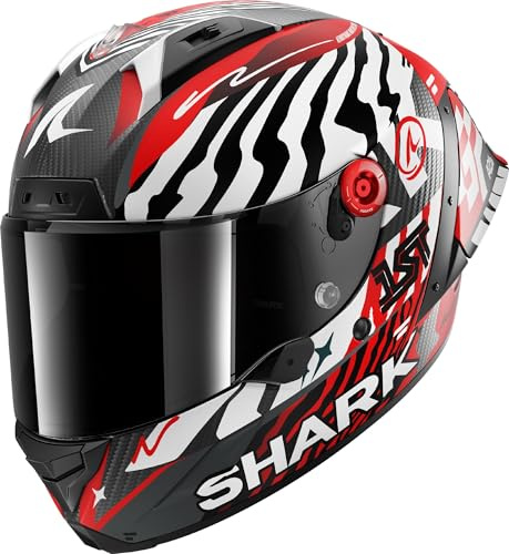 SHARK, Integraler Motorradhelm AERON-GP FIM RACING #2 SPEED-FANCY Carbon White Red DWR, XXL