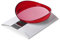 Omada Design bilancia digitale 0-3 kg, contenitore rimovibile, funzione Tara e misurazione Grammi/Once, linea Trendy, Rosso Rubino