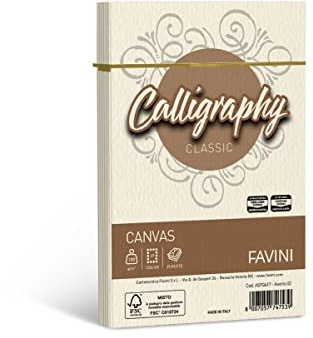 Favini Calligraphy a57q417 Rau Canvas