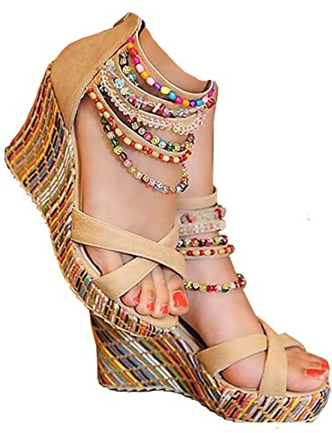 GETMOREBEAUTY Women's Wedge