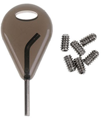MagiDeal Fin Key: Finnenschlüssel + 6 Schrauben - Finnen an Surfbrett Fixieren Surfboard