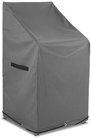 PRIMA GARDEN Abdeckhaube für Gartenstühle| 65x65x120/80 cm | 600D Polyester | Wasserfest | Abperleffekt | UV-resistent, Robust