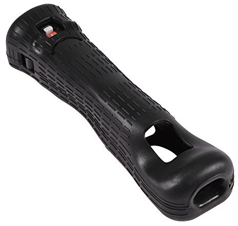 Bewinner Motion Plus Adapter Konverter MotionPlus Sensor Adapter + Silikon-Hülle für Nintendo Wii Remote Controller(schwarz)