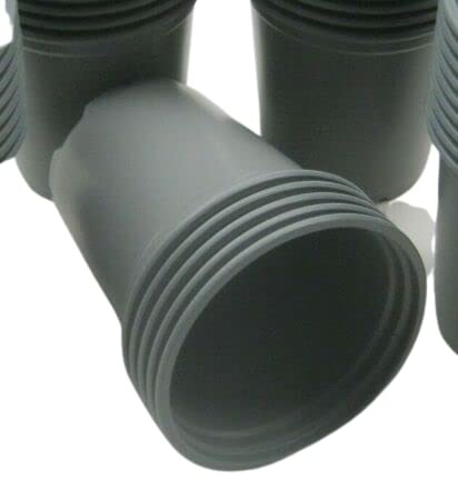 Recycled & Recyclable Plastic 9cm Plant Pots/Flowerpots (x50)
