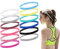 12 Stück Sport Stirnband Dünn,Antirutsch Elastische Stirnbänder,Haarbänder,Sport Stirnbänder,Sport Haarband Dünn,rutschfeste Stirnbänder für Damen