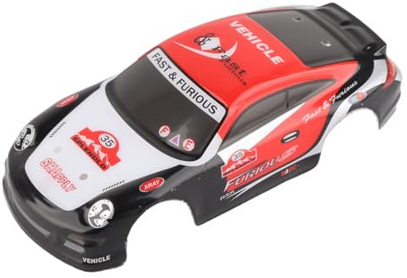 Tbest RC Car Shell, Fernbedienung Spielzeug Auto Fahrzeug Shell Racer Cover Zubehör Ersatzteile auf der Straße Drift Car Body Shell