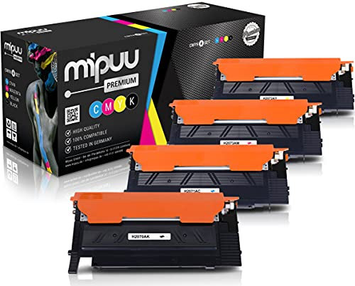 Mipuu 4 Toner kompatibel für HP 117A W2070A W2071A W2072A W2073A Tonerkartusche für Color Laser 150 150NW 178 178FWG 178NWG 179 179FNW (Schwarz Cyan Magenta Gelb - 4er Pack)