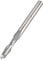 Trend CNC Two Flute Spiral Up-Cut Router Cutter, 4mm Shank, 4mm Cut Diameter & 17mm Cut Length, 45mm Overall Length, Solid Tungsten Carbide, CNC/002X4STC