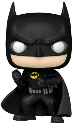 Funko Pop! Movies: DC - The Flash - Batman - (Keaton) - DC Comics - Vinyl-Sammelfigur - Geschenkidee - Offizielle Handelswaren - Spielzeug Für Kinder und Erwachsene - Comic Books Fans