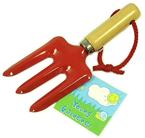 Outils à Main pour Jeunes jardiniers - Idéal 5 à 8 Ans - Mini Fourchette