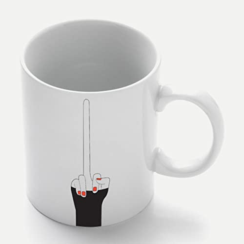 Mug long doigt d'honneur