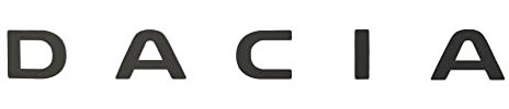 craVeDRIVE Tuning Autoaufkleber Dacia Logo Sticker | Wasserfest Aufkleber Dekorations Zubehör für Dacia Duster Logan Sandero Lodgy | Grau | Hohe Qualität wie beim OEM