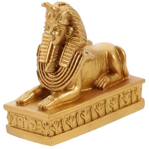 Ciieeo Aquarium-Dekoration: Sphinx-Statue Aus Kunstharz Vintage-Ornament Sphinx-Dekoration