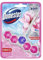Domestos Power 5 Magnolia Toilet Rim Block toilet freshener with a long-lasting fragrance cleans and freshens for up to 300 flushes 50 g