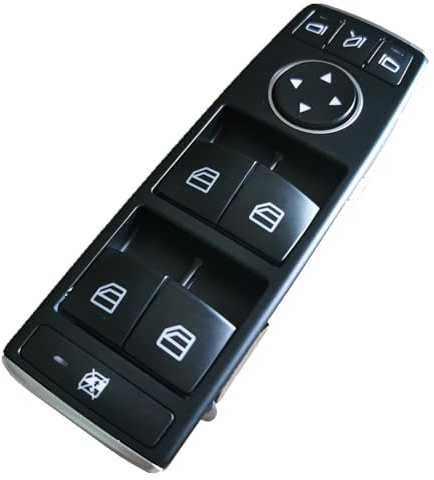 GEEANDLY Interruptor de botón Mando Elevalunas Botonera A1669054400 1669054400 compatible para Clase A W176 B W246 X156 X166 GLS GLA
