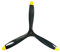 JINFOLI 3 Blatt 14/15/16/17/18/20/21 Zoll Schwarz Gelb Buche Holz Propeller Drohnenpropeller(15x6inch)