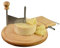 Rallador de queso manual - Cortador de queso para queso de bloque, cortador de queso de acero inoxidable, cortador de flores de queso giratorio, mango ergonómico profesional