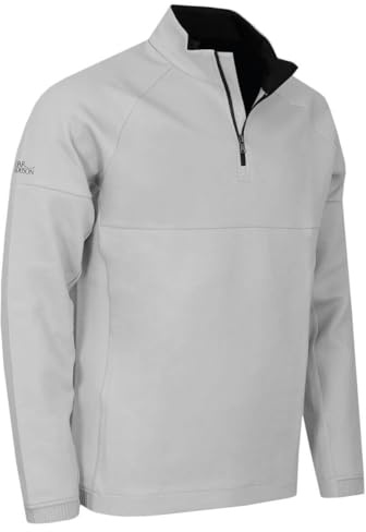 Oscar Jacobson Mens Lockhart Sweater - Lunar Grey - S