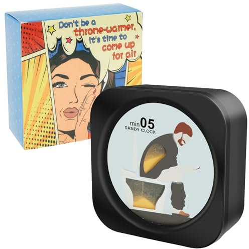 Sanduhr 5 Minuten Toiletten Timer Kreative Sanduhren Toilet Timer Sanduhr Toilet Timer Sanduhr Mann Coole Gadgets Lustige Geschenke für Männer Freunde Ehemänner