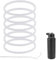 Lot de 6 Joints de Rechange pour Gourde à Paille à Large Ouverture IRON °FLASK 32/40/64 oz, Joints d'Étanchéité en Silicone Anti-Fuite pour Couvercle de Paille à Mousqueton IRON °Flask