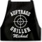 DEL MÀ Unique & Personal Auftragsgriller Grillschürze Männer personalisierte Kochschürze Herren lustiges Grillzubehör Geschenk Mann Grill Schürze Schwarz