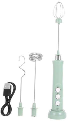 Ipetboom Espumador Eléctrico Recargable Batidor De Leche Varilla Espumadora Huevo Máquina Espuma Rápida