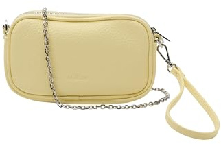s.Oliver Camera-Bag aus Kunstleder mit abnehmbarem Ketten-Schultergurt