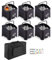 ETEC Professional 6x Akku LED Par Scheinwerfer E412 WIRELESS DMX Set mit Transporttasche - Uplight, Wifi, Funk DMX für DJ, Club, Event und Bühnenbeleuchtung
