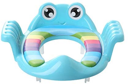 Coversolate Toilettenaufsatz für Kinder Frosch Toilettensitz Töpfchentrainer Toilettensitze Klositz