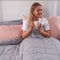 Brentford’s Weighted Blanket 4kg for Adults Teenagers - Silver Grey - 125 x 150cm, 4kg