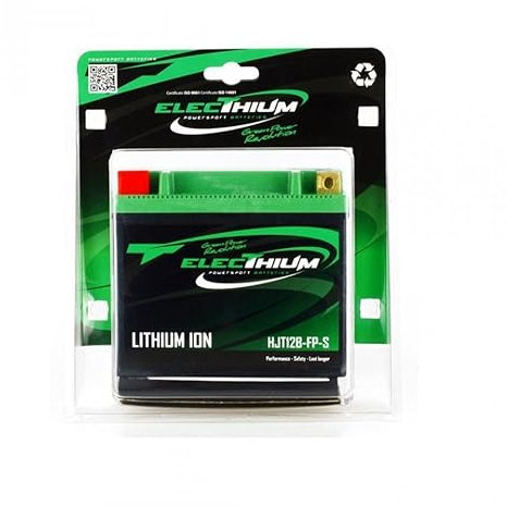 Batteria Electhium per moto Yamaha 600 FZS Fazer 1998-2003 HJT12B-FP-S / 12,8 V 4,8 Ah