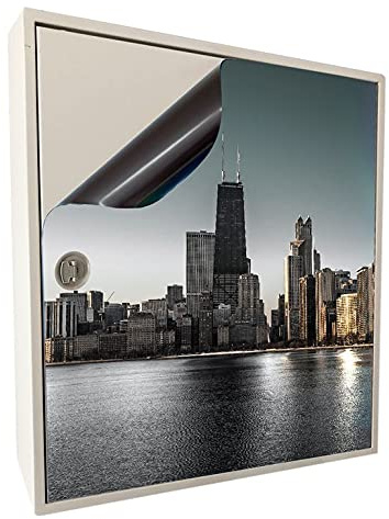 Stromkasten Magnet Bild Deko Stromverteiler Sicherungskasten Hager Motiv City, Stromkasten Höhe:90 cm, Stromkasten Breite:55 cm