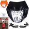 Motorrad Scheinwerfer,S2 12V 35W Motorrad-Halogen-Scheinwerferscheinwerfer Licht Verkleidung Universal für Pit Bike Enduro-Schwarz