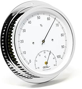 Fischer 5110.99-47, Klimamesser für Innen, Thermohygrometer, Messstation